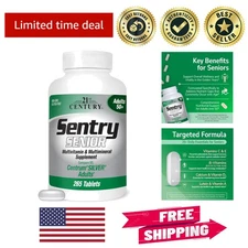 Sentry Senior Multivitamin Tablets, 265 Count - Gluten Free Energy Support