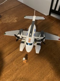 Lego City Coast Guard Plane 60015 Plane And Pilot 100% Complete Without Boat