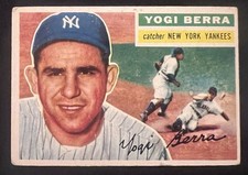 1956 Topps (Gray Back) Yogi Berra #110 - New York Yankees HOF - Vintage 🎯