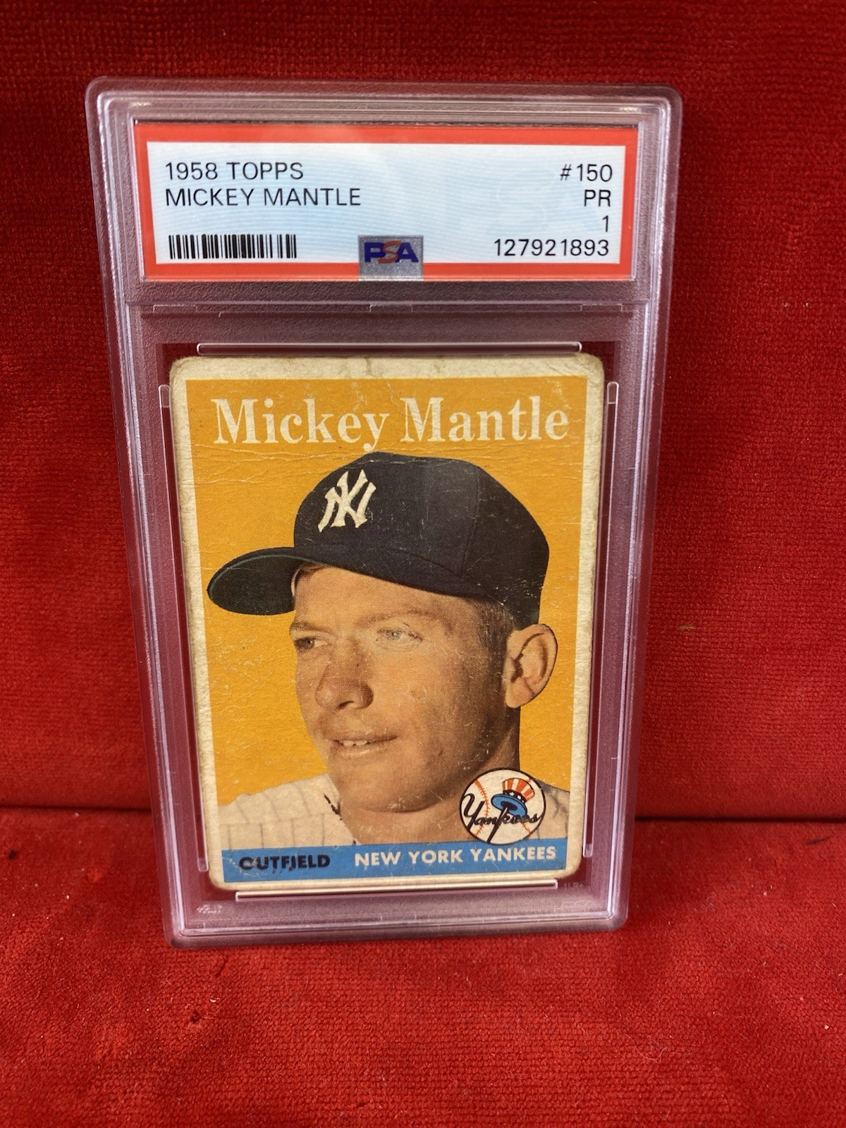 1958 Topps - Mickey Mantle #150 view 1