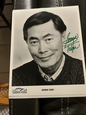 8x10 Star Trek TOS Z autografem George Takei/Sulu Zdjęcie Cruise Trek