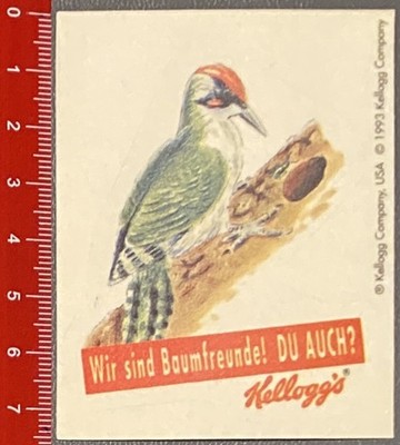 Aufkleber/Sticker Kellogg Baumfreunde Specht      (23091613)
