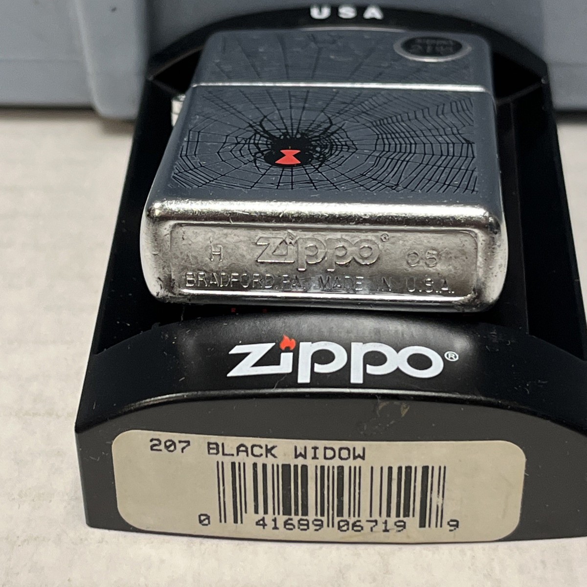 2005 Zippo Black Widow Design Silver Lighter, Sealed | eBay
