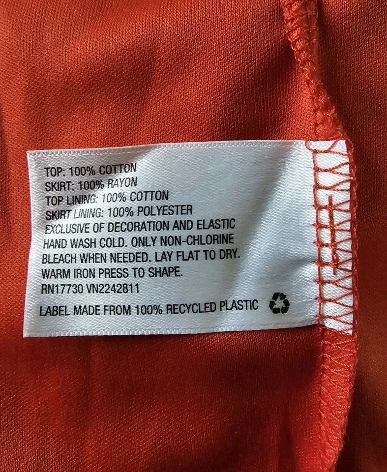 Maxi bordado de colección para mujer grande Xhilaration, cintura imperio, óxido, falda, sin cordones Foto 4 de 4