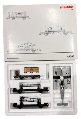 Märklin Spur HO 45093 DRG Flugzeugtransportset - Junkers F-13 - neuwertig NEU