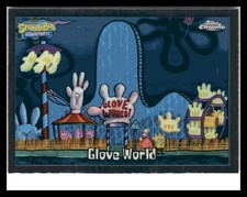 2025 Topps Chrome SpongeBob SquarePants 25th Anniversary #126 Glove World