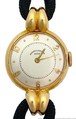 Rare Heavy Retro Deco 18k Gold Vacheron Constantine Ladies Wrist Watch