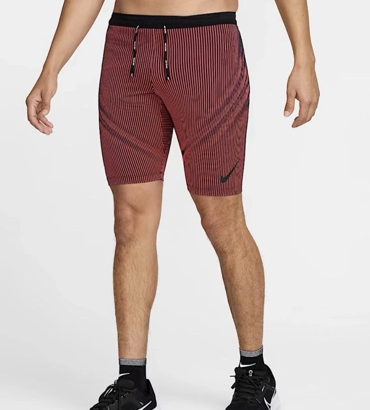 Size Small Nike Aeroswift Half Tights Elite Running Shorts Men's FN3369-015 Red - Image 2 of 4