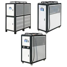 VEVOR Air Cooled Water Chiller Industrial 150 / 53 L Tank for Plastic Industry