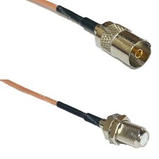 RG316 DVB TV Pal Female to F FEMALE RF Cable Rapid-SHIP LOT