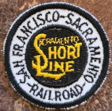 San Francisco Sacramento Rr Short Line Rail Patch Or Emblem San Francisco Sacramento Rr Short Line Rail Patch Or Emblem
