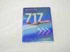 Delta Airline Card No.52 Boeing 717 Pilot Trading Card ~NEW NICE~