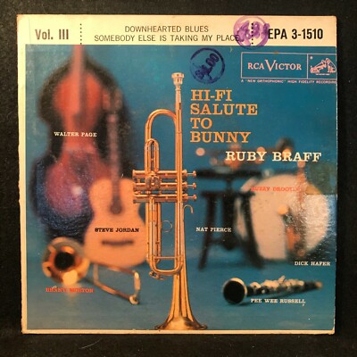 Downhearted Blues/Somebody Else Is Taking My Place by Ruby Braff (RCA) 7'' EX