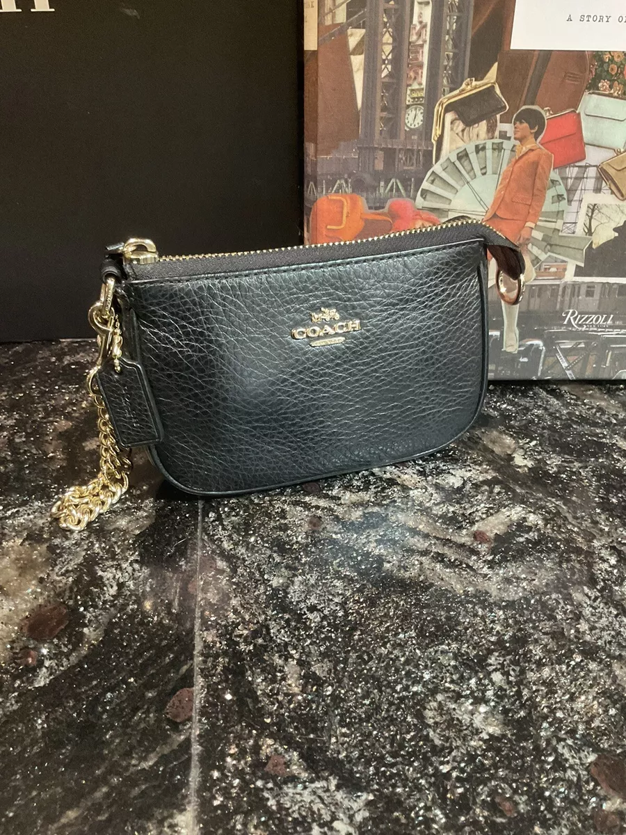 Coach Nolita Small Wristlet 15 Wallet Clutch 64571 Black Leather