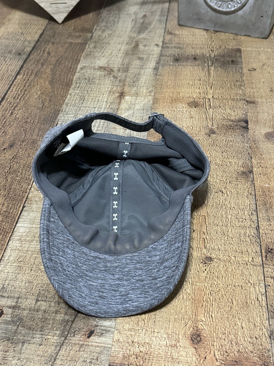 Under Armour Embroidered Logo Free Fit Heathered Gray Strapback Cap Hat Under Armour Embroidered Logo Free Fit Heathered Gray  main image 4