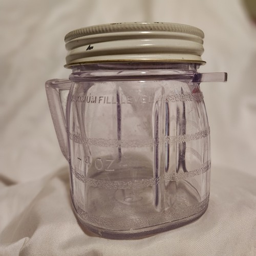 Vintage Osterizer Mini Blend and Store 8 oz Plastic Container with Lid - Picture 5 of 11