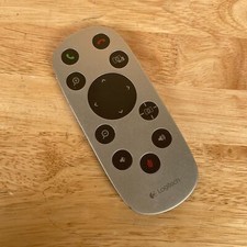 Logitech R-R0007 Silver Wireless Infrared Group Conference Webcam Remote Control