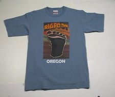 Bayside Big Foot Oregon T-Shirt Mens Medium Made In USA Short Sleeve