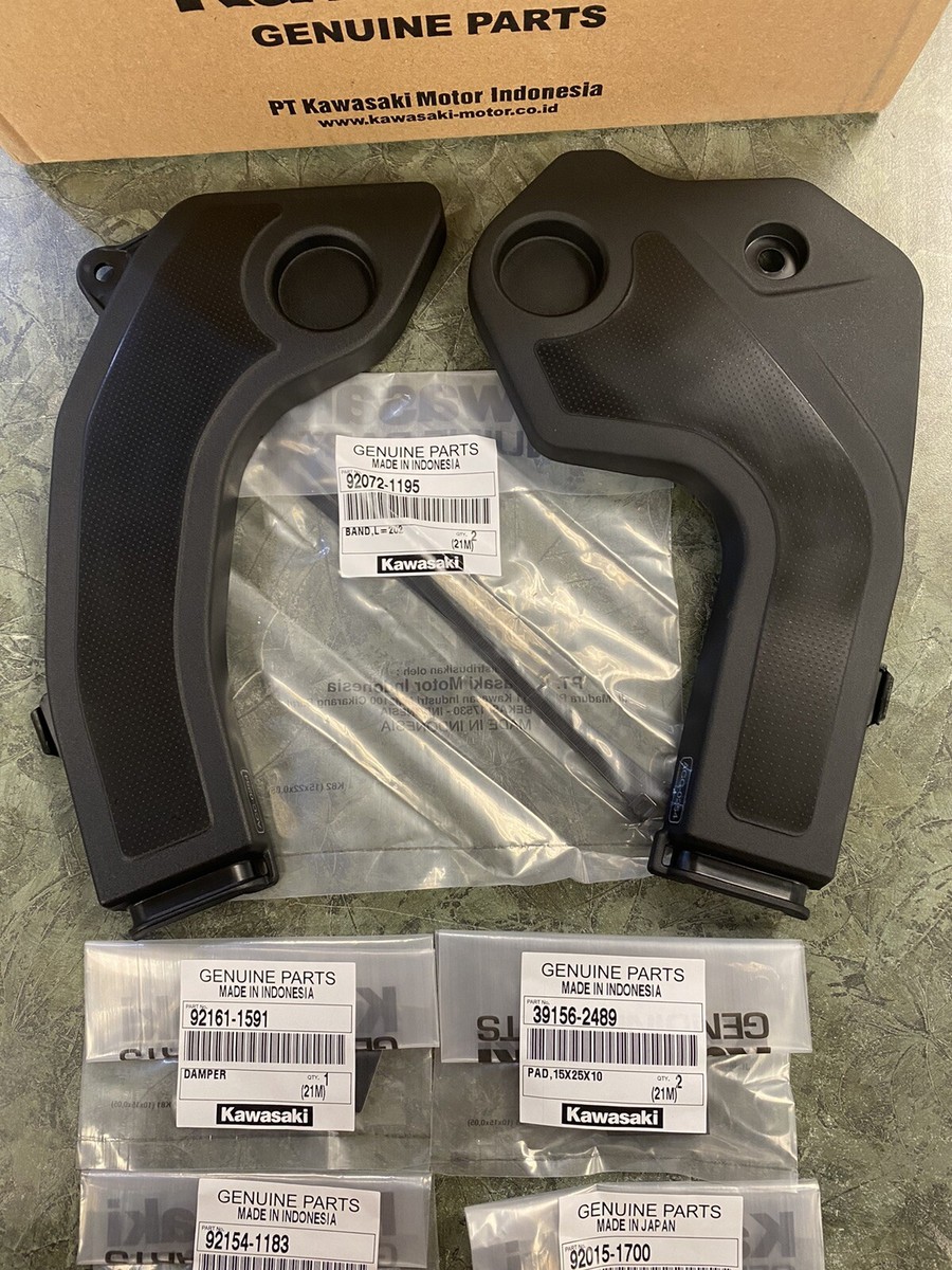 Genuine 2020-2023 Kawasaki KLX230/R/S/RS Frame Guard Covers