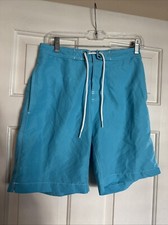 Men  s Light Blue Swim Trunks Size Small