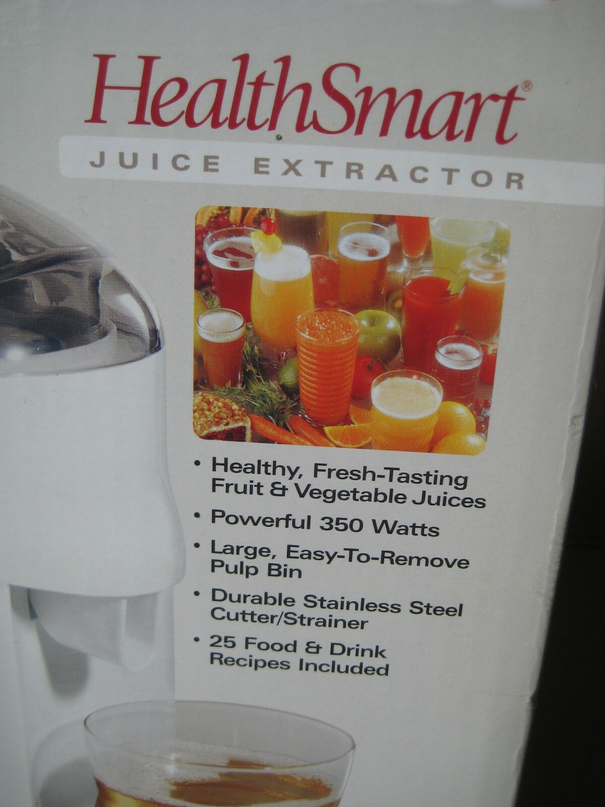 Hamilton Beach HealthSmart Juicer Extractor Model 67800 Powerful 350