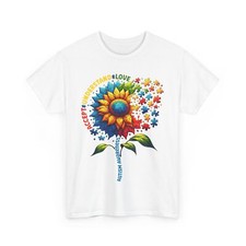 Autism Awareness Accept Understand Love Sunflower Puzzle Pieces Autistic Shirt