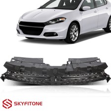 Grill Fits Dodge Dart 13-16 Front Bumper Grille Assembly Matte Black 68081408ae