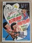 ABBOTT AND COSTELLO HOLD THAT GHOST perfect Spanish re-release movie poster 1975