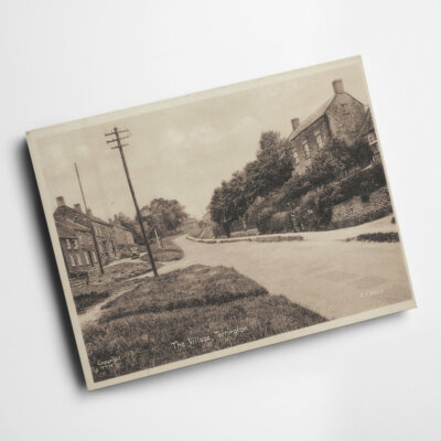 A6 PRINT - Vintage Yorkshire - The Village, Terrington (e)