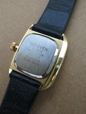 DE-COVEN GENEVE Vintage Swiss Gold Plated Ladies Wristwatch DE-COVEN GENEVE Vintage Swiss Gold Plated Ladies Wristwatch