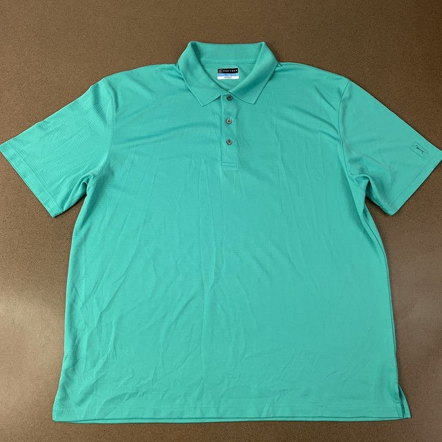 PGA Tour Airflux Men's Size XXL Mint Green Short Sleeve Polo Golf Shirt eBay