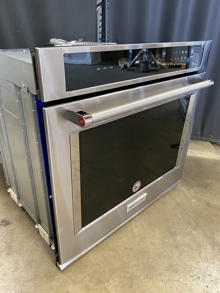 KitchenAid 30” Single Electric Wall Oven Stainless Steel KOST100ESS eBay