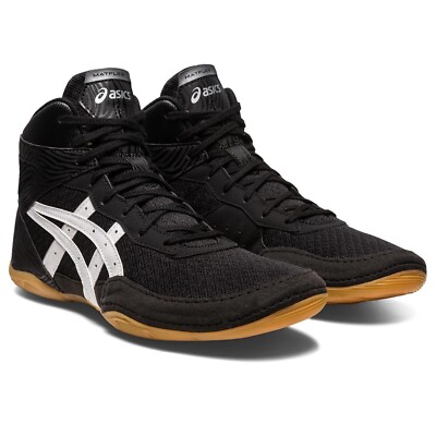Asics Matflex 7 Wrestling Shoe Black White 1081A051-001 Size  display picture 2