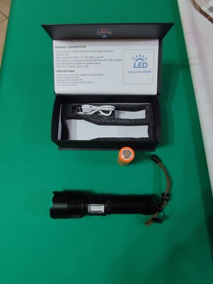 powerful rechargeable led flashlight
