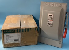 SIEMENS HF362  60 A HEAVY DUTY FUSIBLE SAFTEY SWITCH 3 POLE 600V NEW