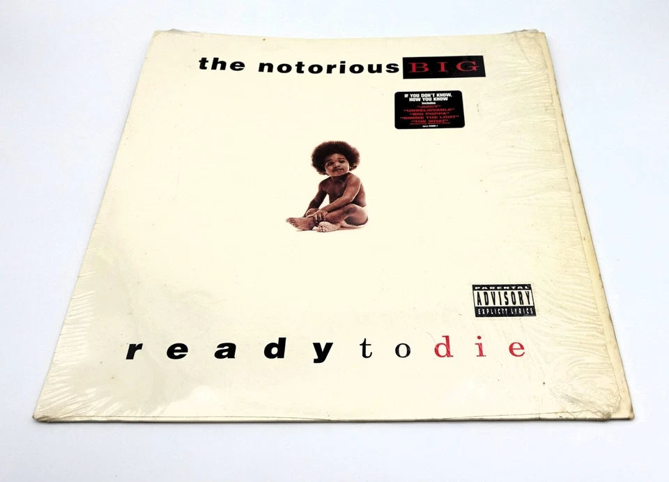 The Notorious B.I.G. 1994 Ready To Die Vinyl LP Record US 1st Press Hype Sticker - Image 3 of 4