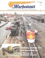 The Warbonnet Magazine 4 1999 Santa Fe 10 Pack Intermodal Pendulum Car Redland