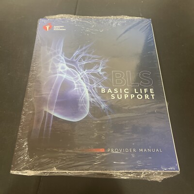 2020 BLS Basic Life Support Provider Manual AHA Paperback w/ BLS ...