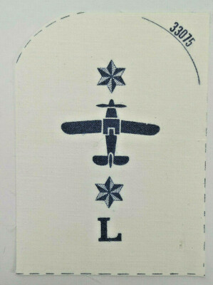 Royal Navy Fleet Air Arm Electrical, L, blau auf weiß bedruckter Zweig Spec. Patch