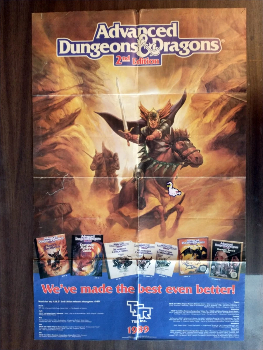 Dungeons Dragons Poster Indiana OTHER Dungeons & Dragons for sale