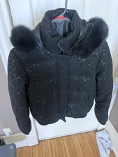 Alice Olivia Winter Bomber Jacket with Detachable Hood size S/P