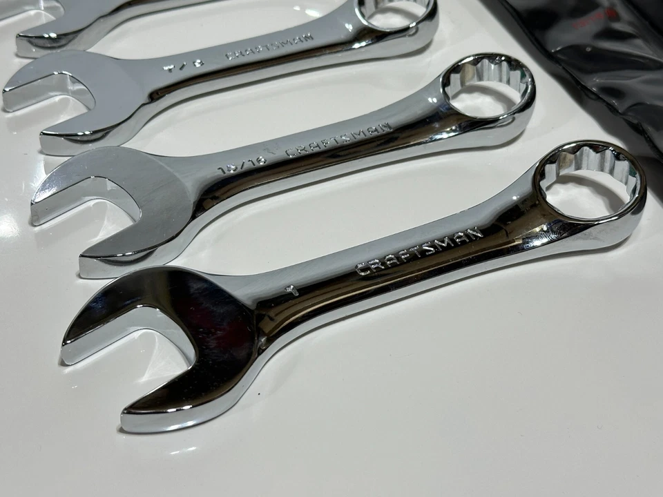 SEARS Craftsman Tools USA 44135 4pc Large SAE Wrench Set, 13/16, 7/8, 15/16 & 1" - Image 4 of 4