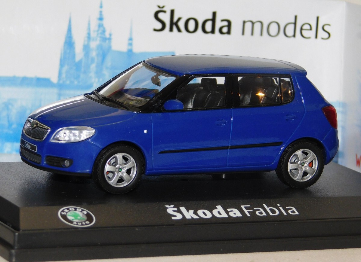 SKODA FABIA DYNAMIC BLUE ABREX 1/43 | eBay