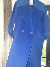  Maison Cinqcent Designer 100% Wool Coat Size 14 .16+