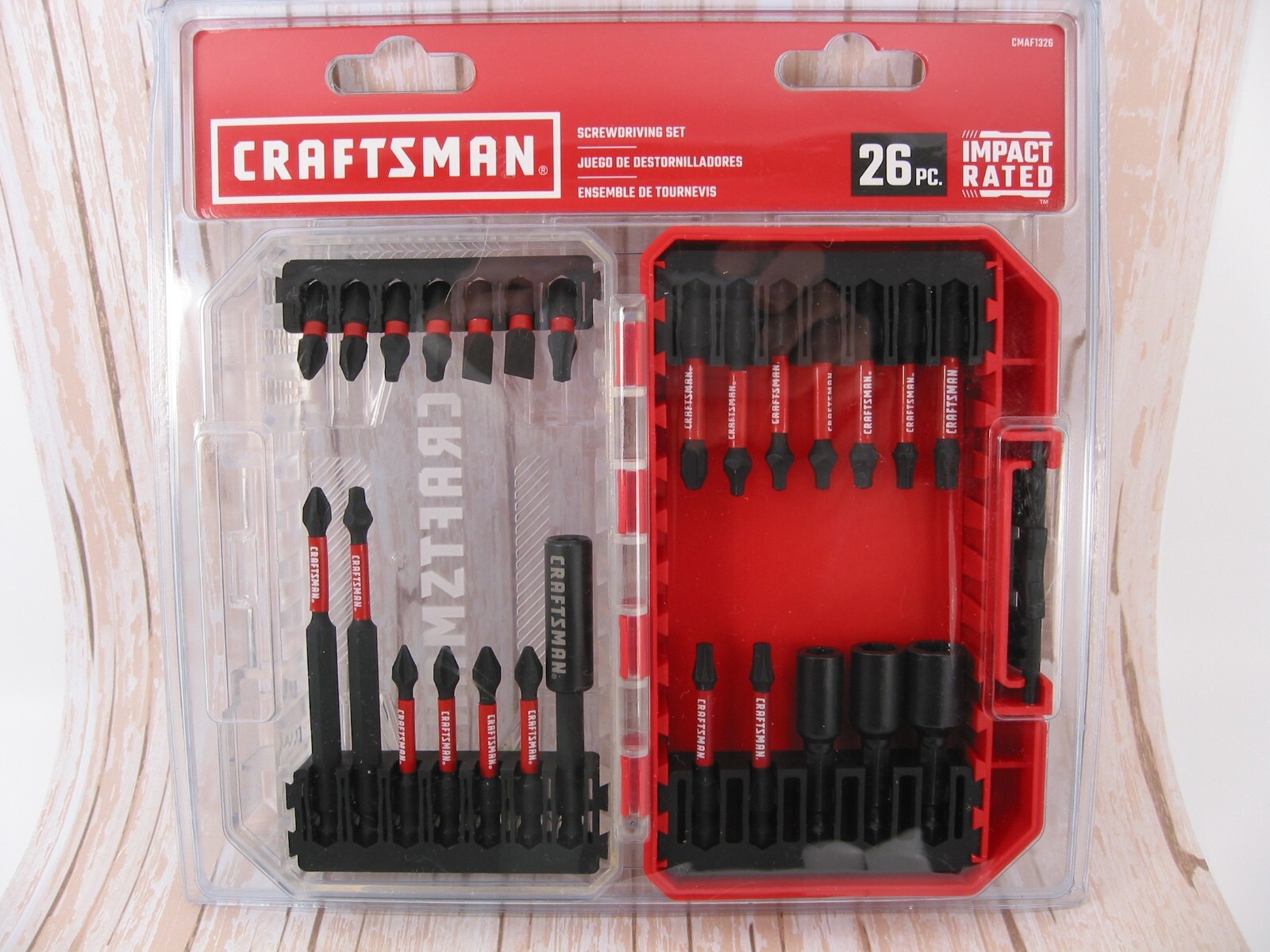 CRAFTSMAN 26pc SCREWDRIVING BIT SET CMAF1326 Impact Drill