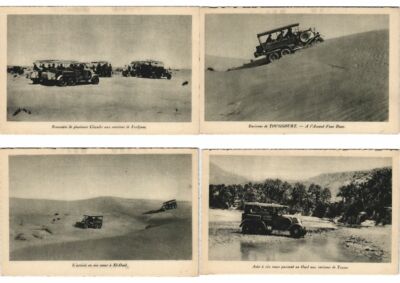 Autorennsport Sport Rennstrecke Nordafrika 22 Vintage Postkarten (L4292)