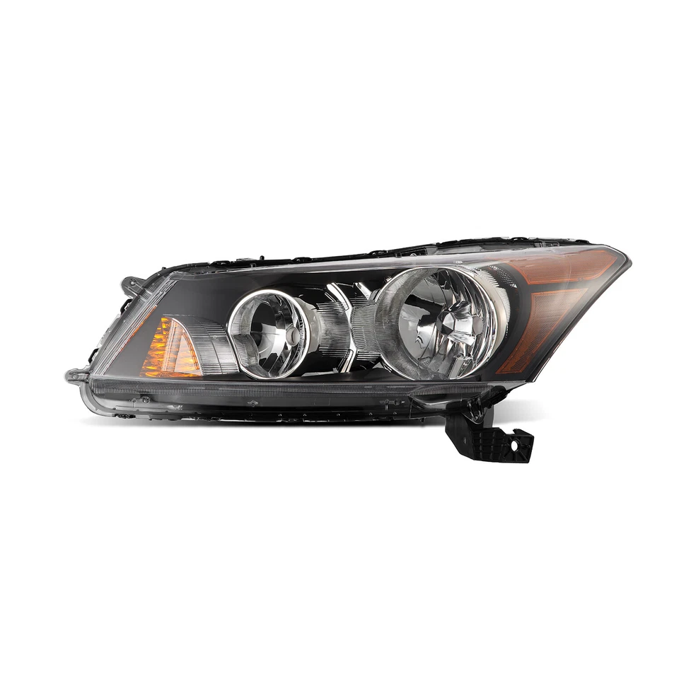 For 2008-2012 Honda Accord 4Dr Sedan Black Headlights OE Replacement Pair - Imagem 2 de 4