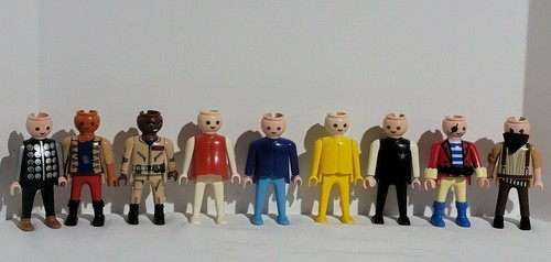 Vintage Playmobil piezas de repuesto Figuras no Cabello | eBay