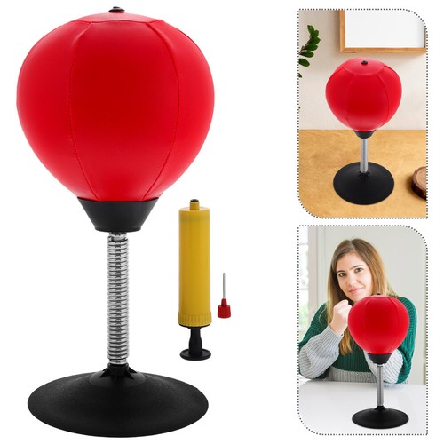 1 Set of Desk Punching Bag for Adults and Kids Tabletop Boxing Ball with