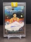 Zaccharie Risacher 2025-26 Topps 3 Basketball Rain Drops AUTO SP 15/49 Hawks TF1